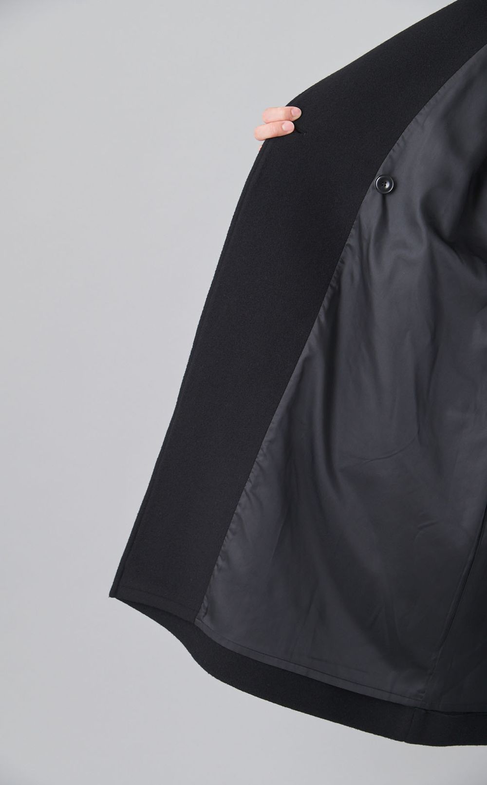 【別注】スタンドネックロングコート