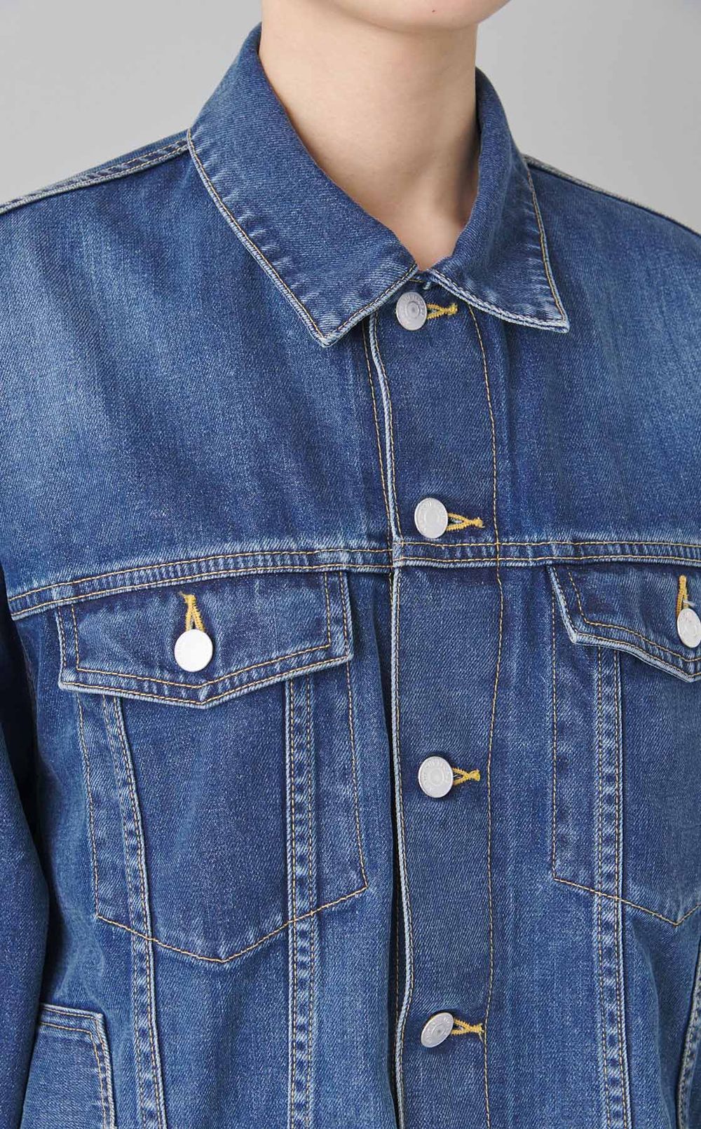 ダブルエンドデニム2wayブルゾン