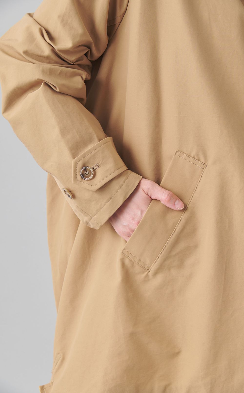 ボールコットンナイロンライトコート