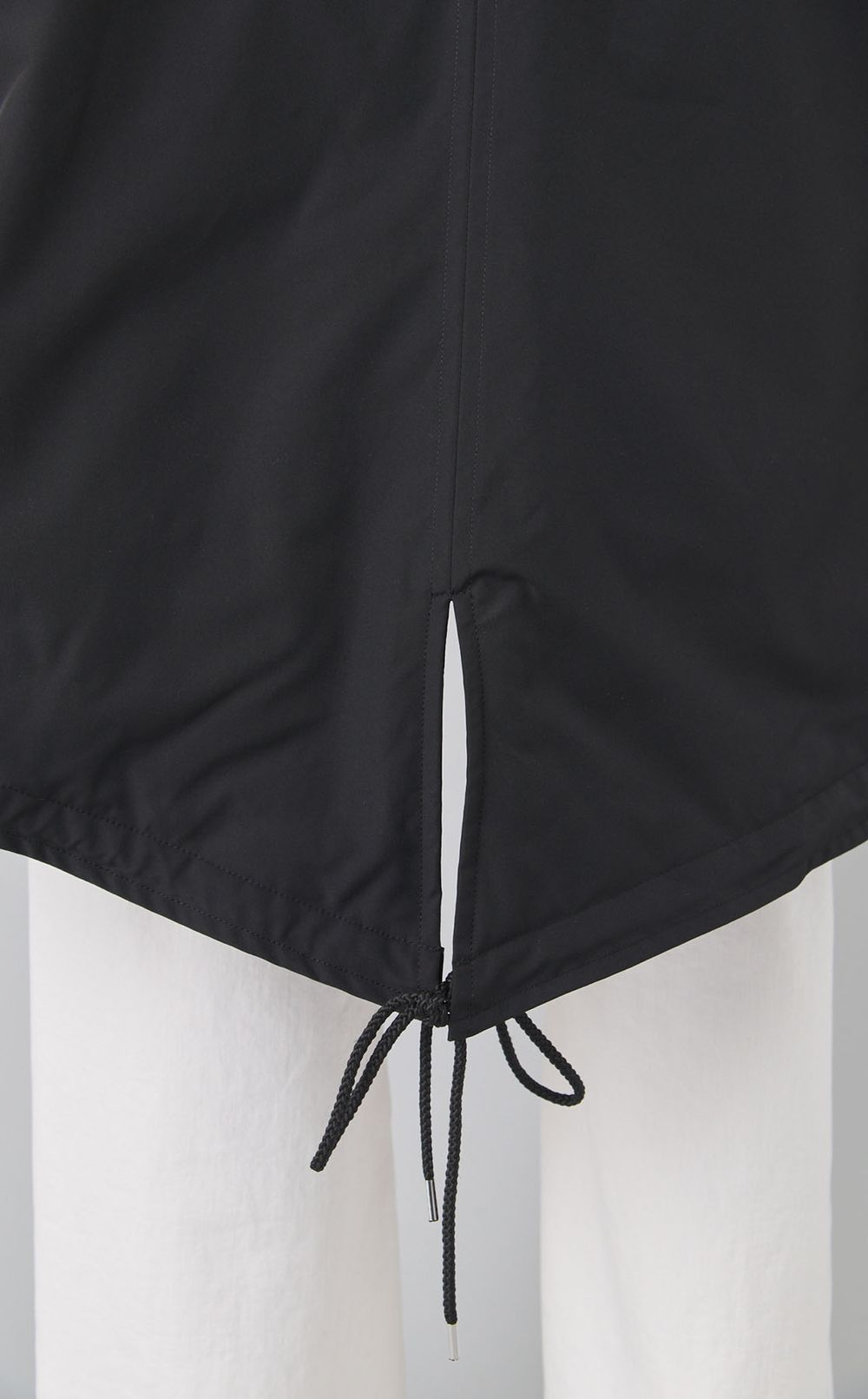 ストレッチフーディーモッズコート