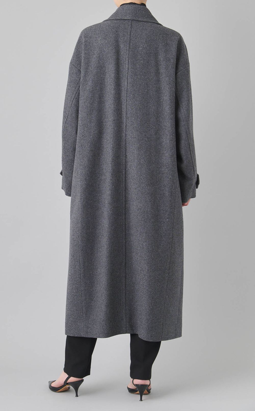 メルトンロングチェスターコート