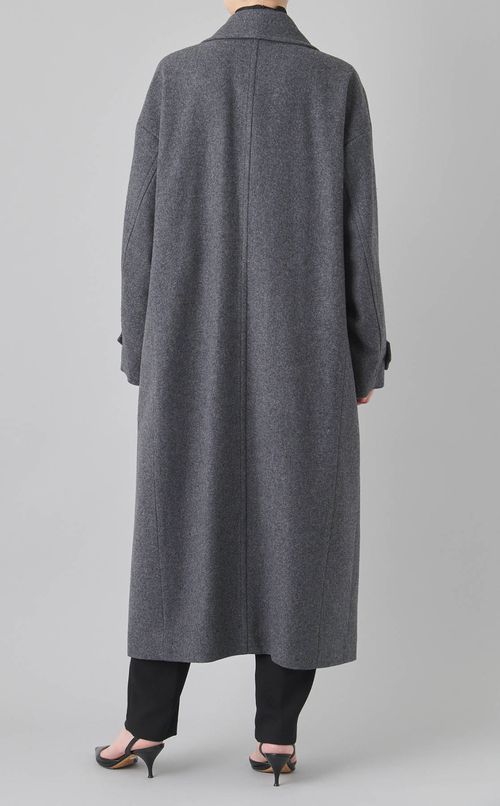 メルトンロングチェスターコート