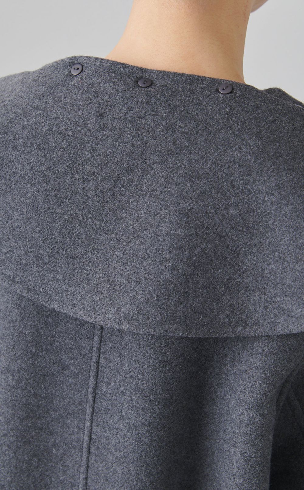 スカーフデザインロングコート