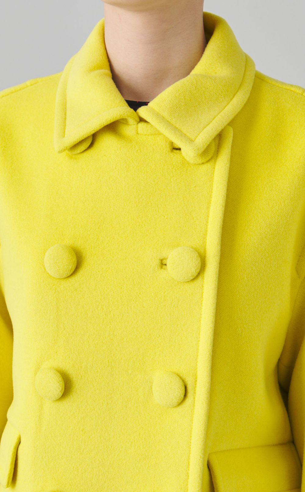 ウールカシミヤショートピーコート