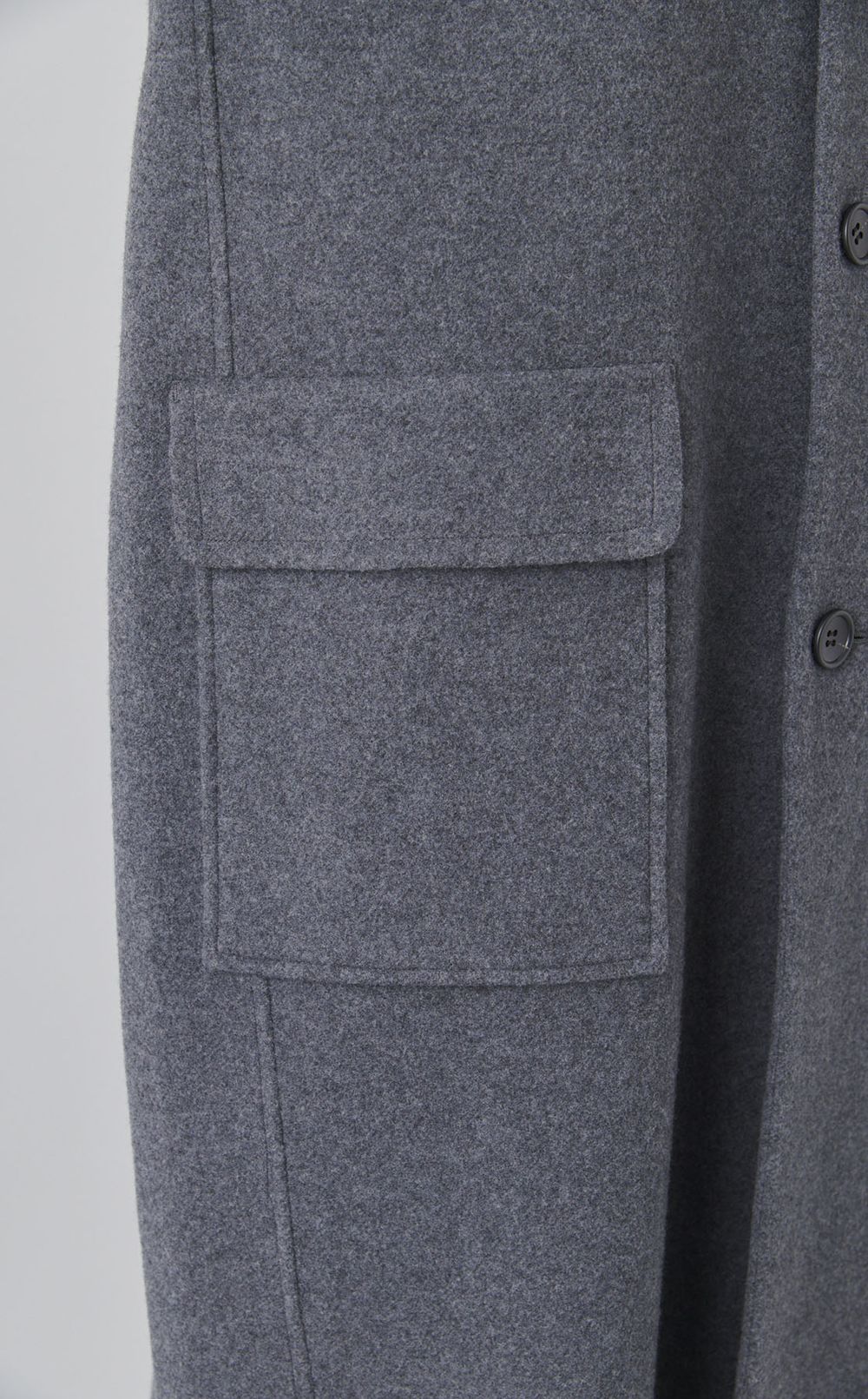 スカーフデザインロングコート