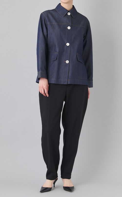 ライトデニムブルゾン