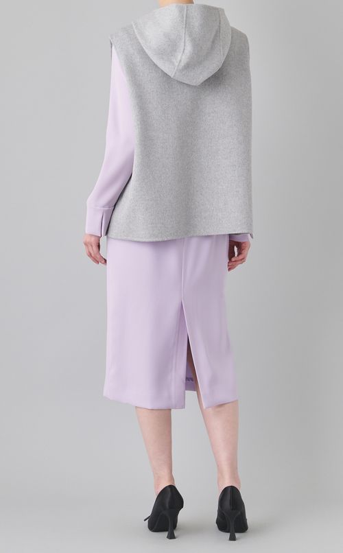 ウールフーディジップベスト