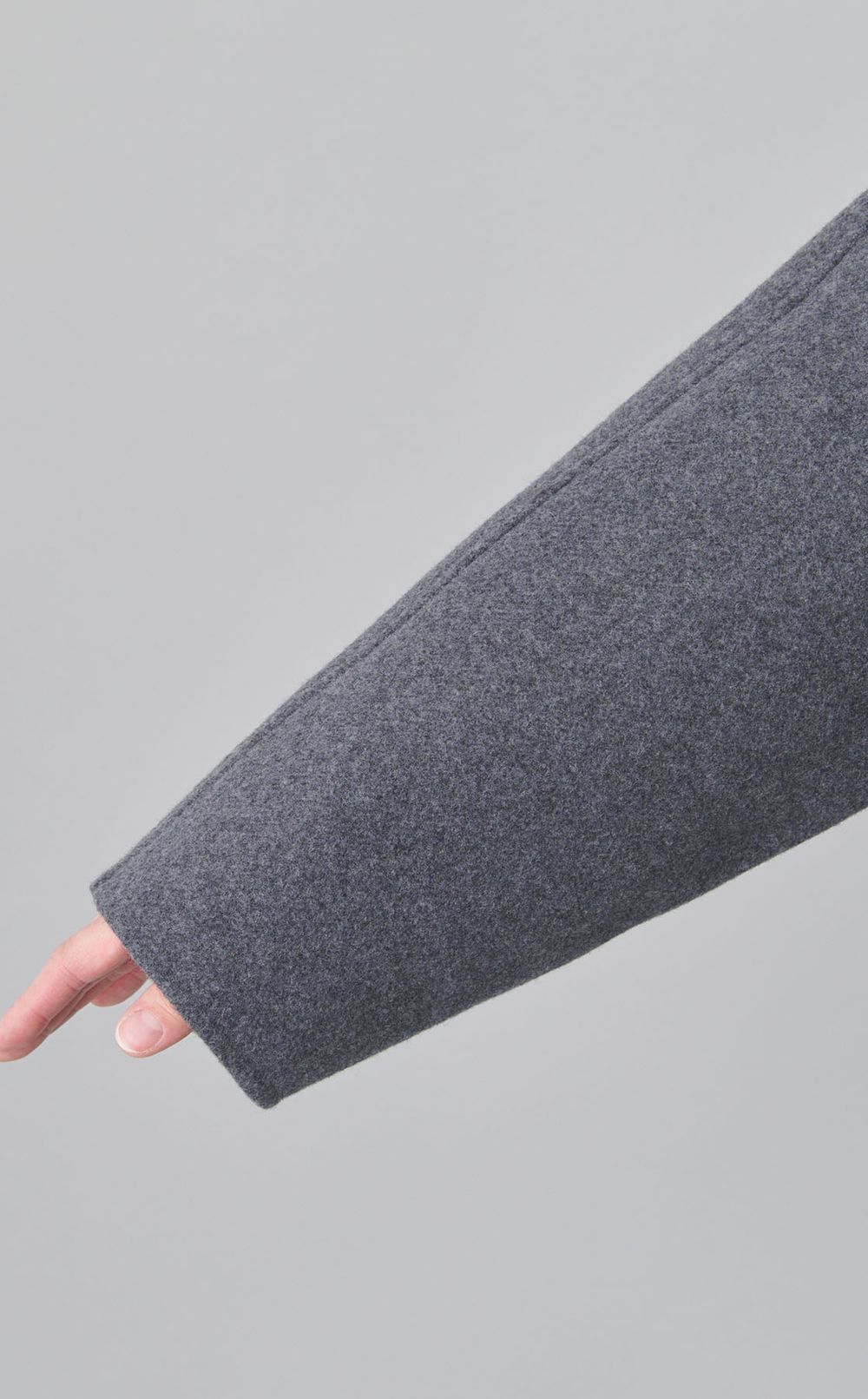 スカーフデザインロングコート