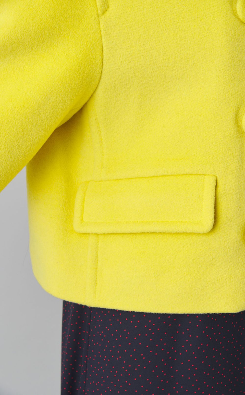 ウールカシミヤショートピーコート