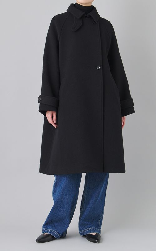 【別注】スタンドネックロングコート