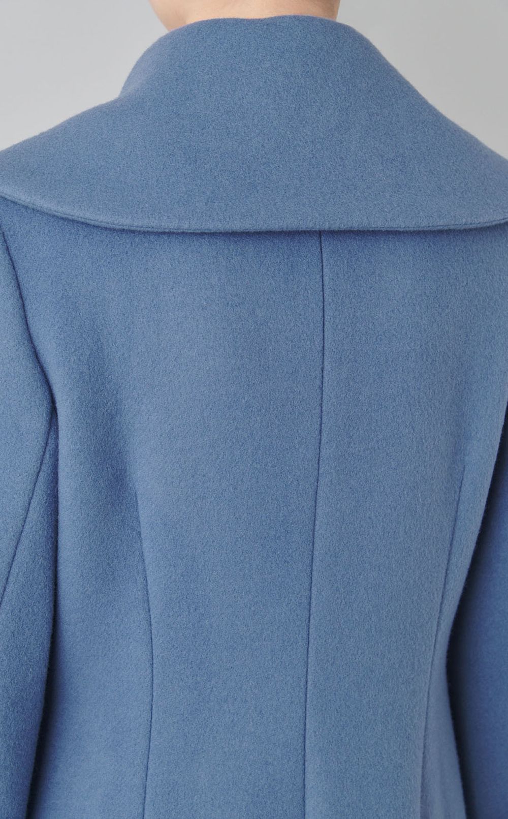 ビッグカラーウールコート