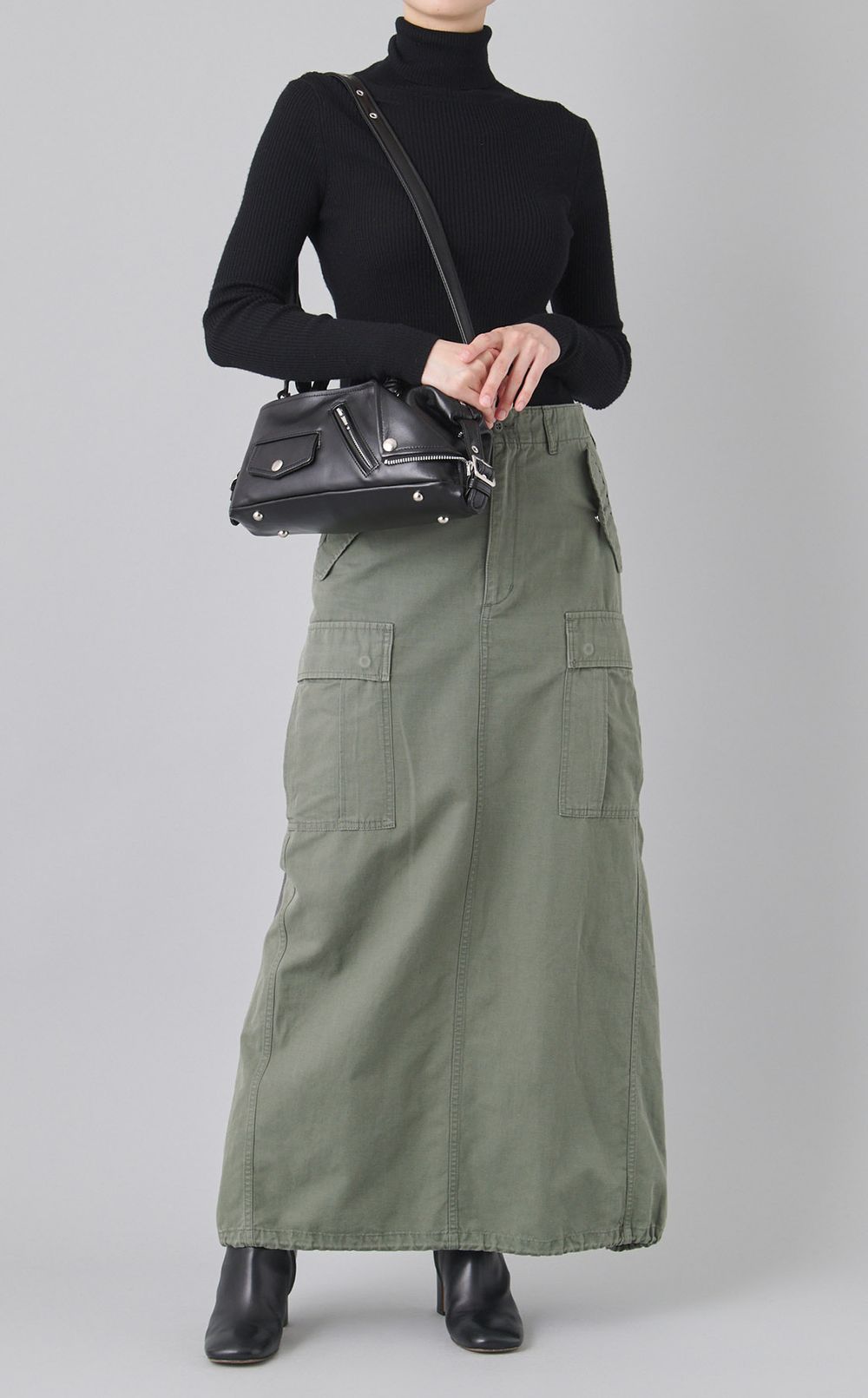 ライダースデザインボストンバッグ