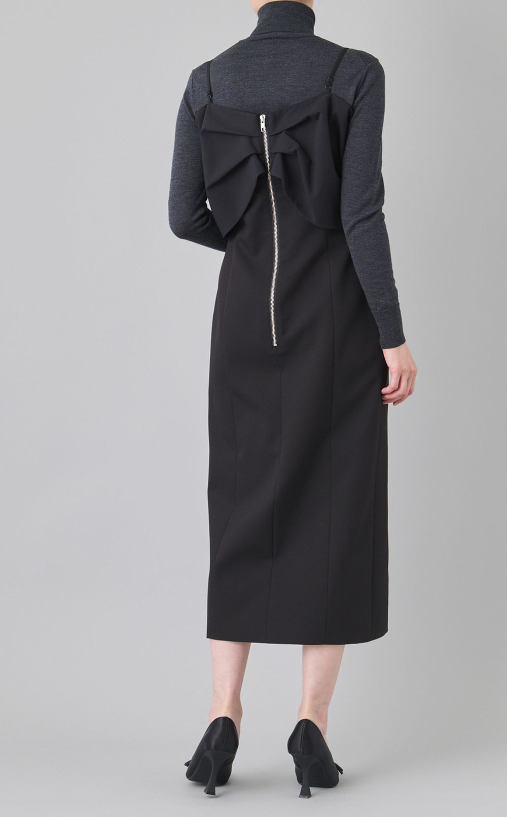 ビッグリボンオフショルダーワンピース