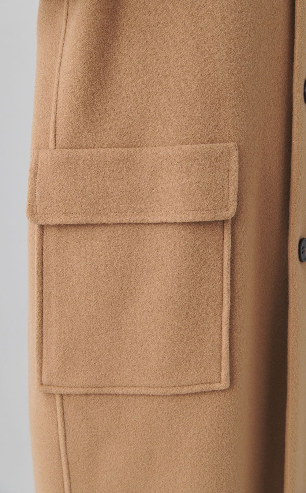 スカーフデザインロングコート