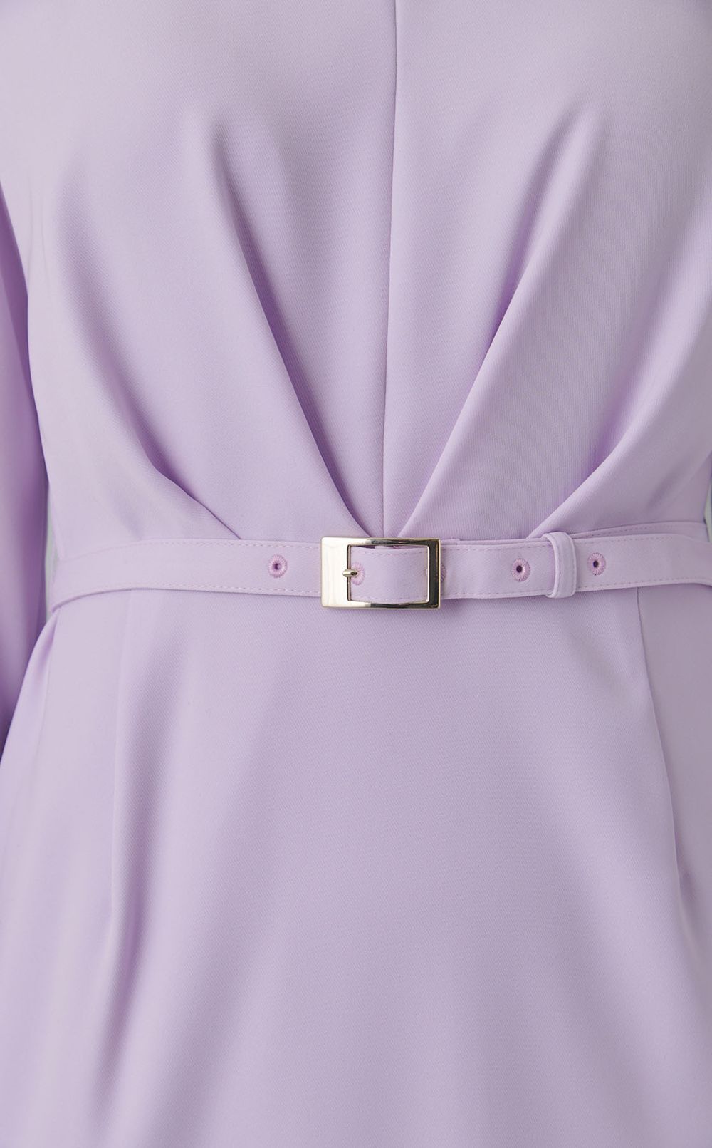 ウエストタックキーネックワンピース