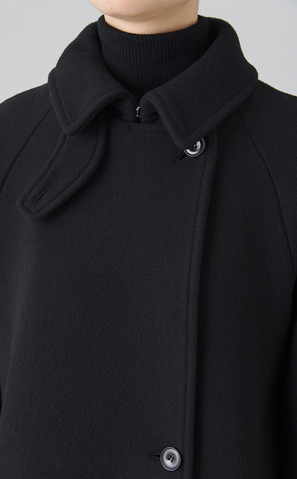 【別注】スタンドネックロングコート