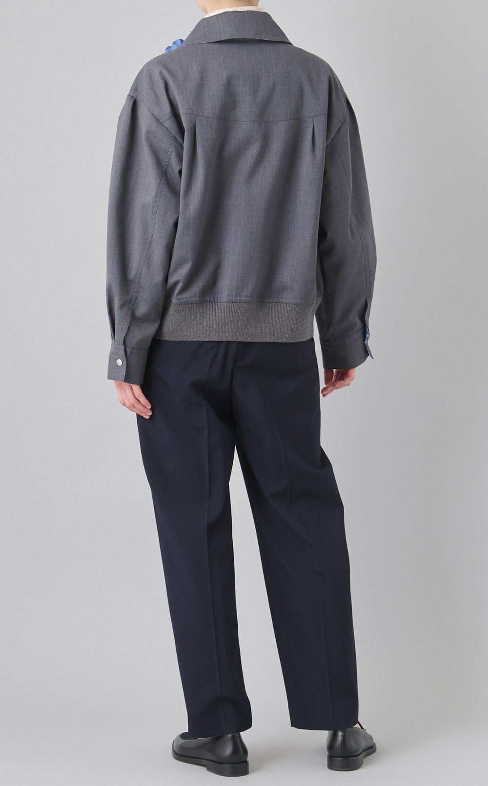 リバーシブルウイングトップブルゾン