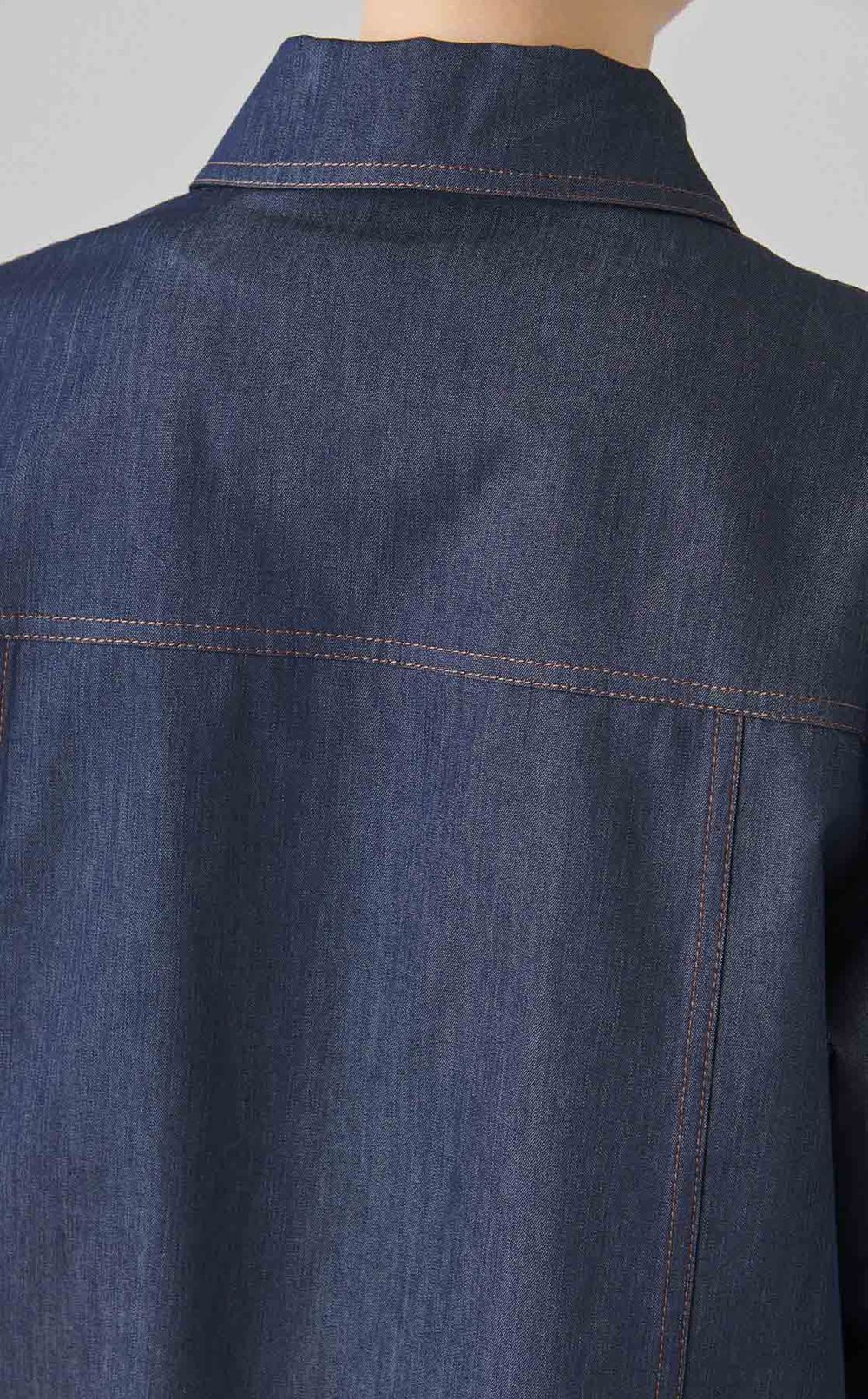 ライトデニムブルゾン