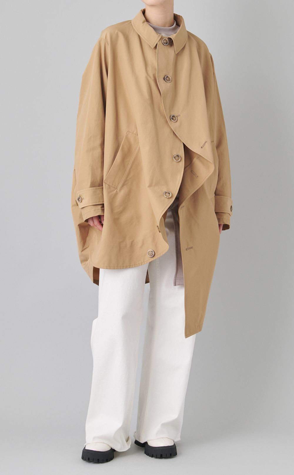 ボールコットンナイロンライトコート