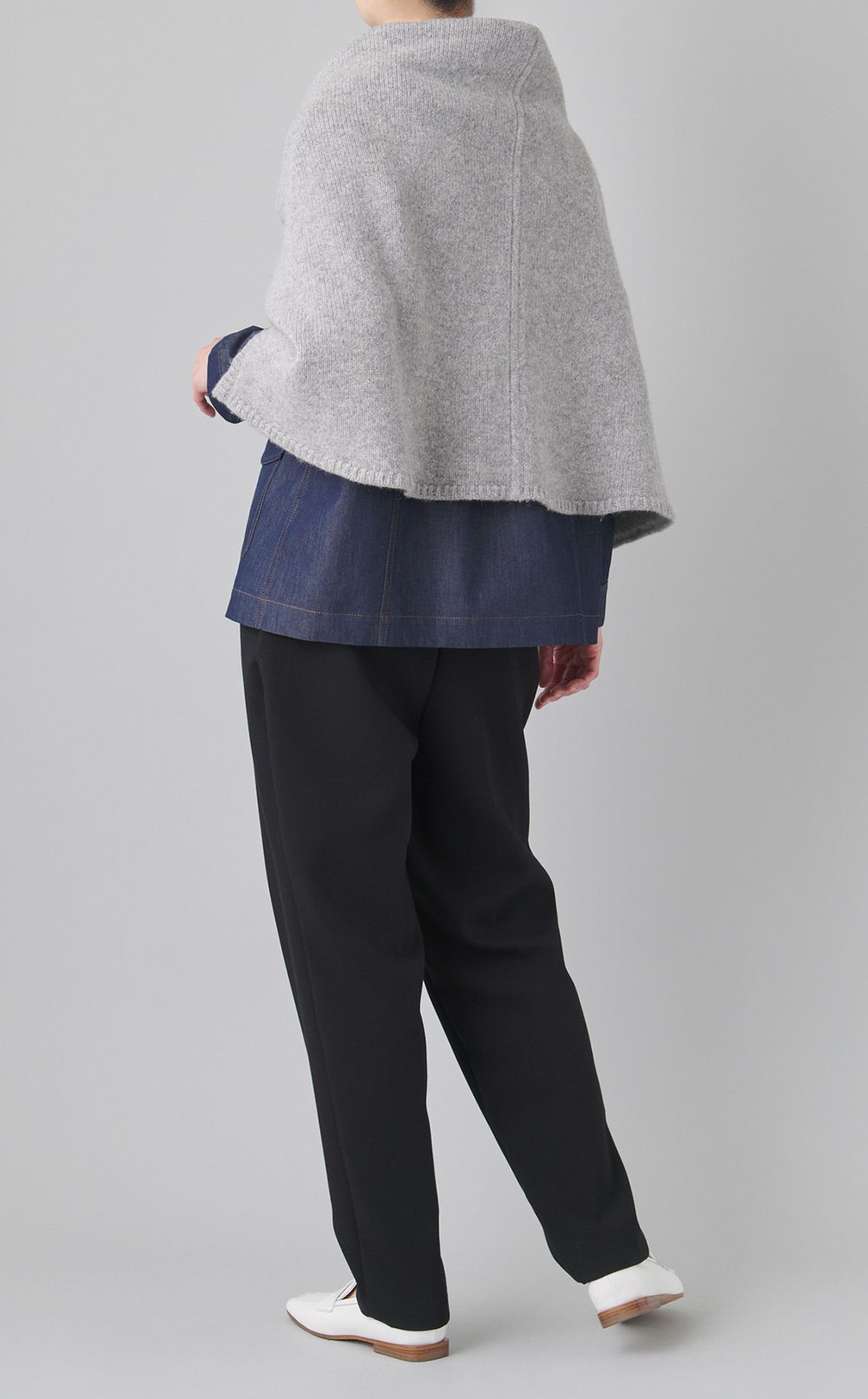 2wayレイヤードラップニット