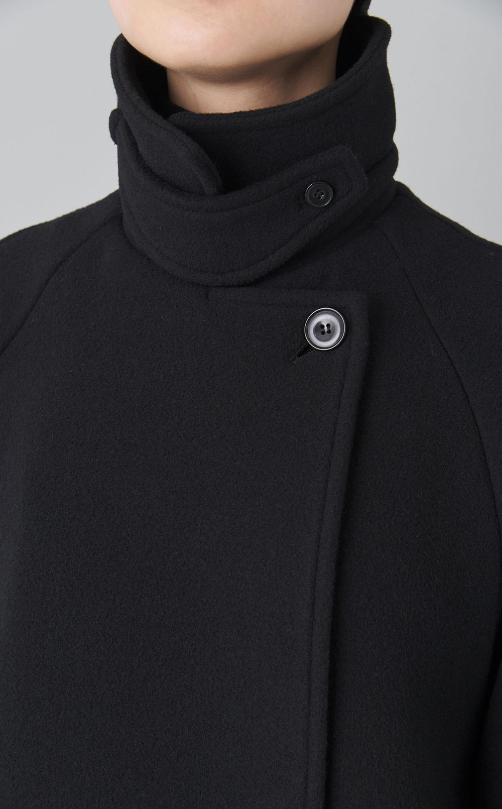 【別注】スタンドネックロングコート