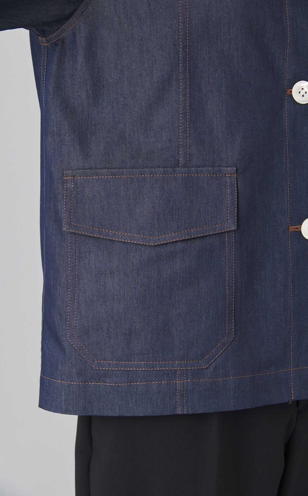 ライトデニムブルゾン