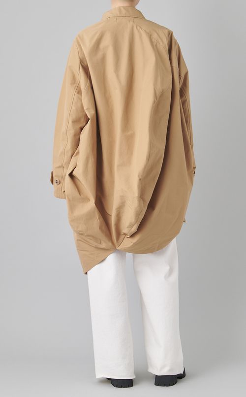 ボールコットンナイロンライトコート