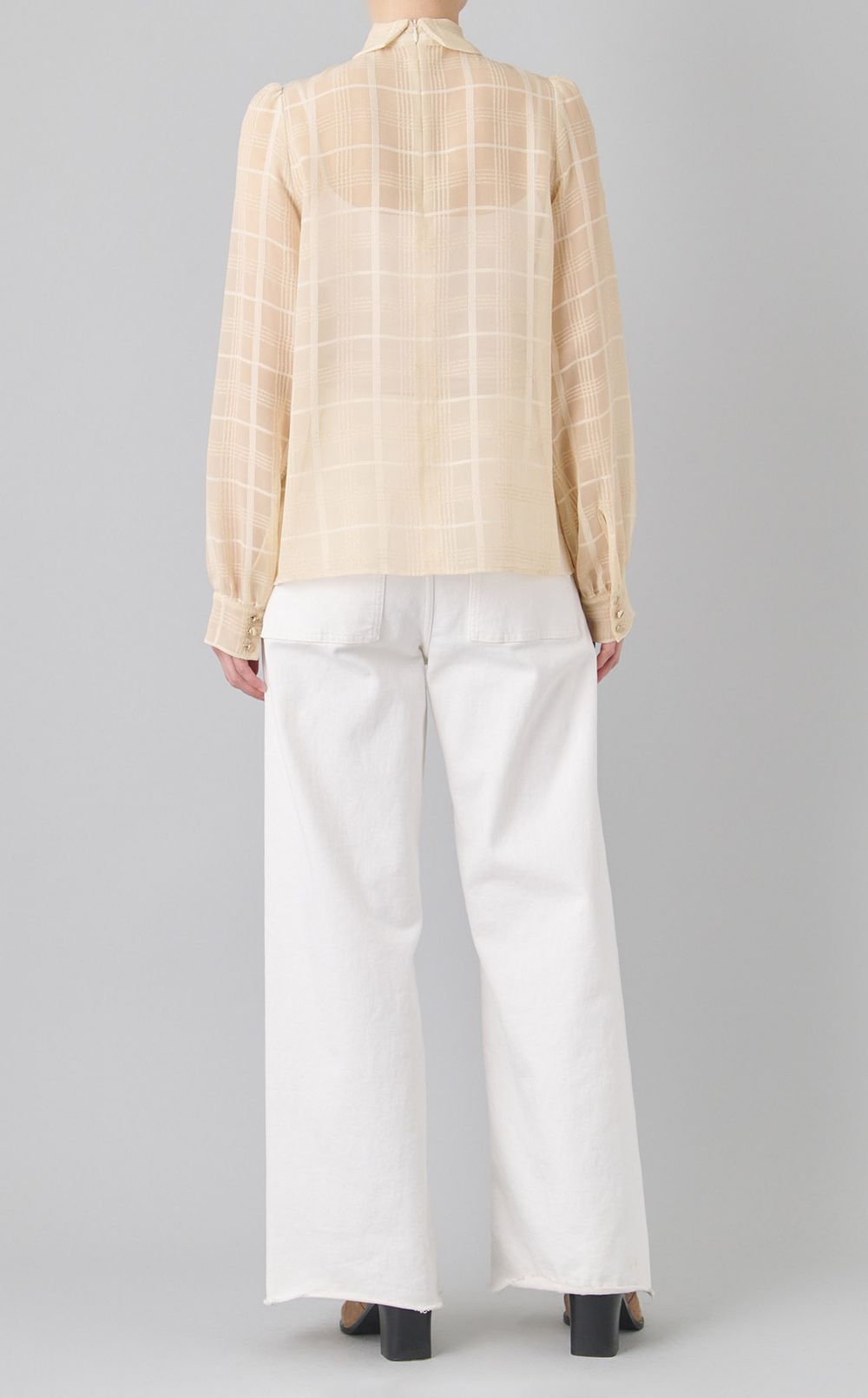 ビッグボウタイブラウス