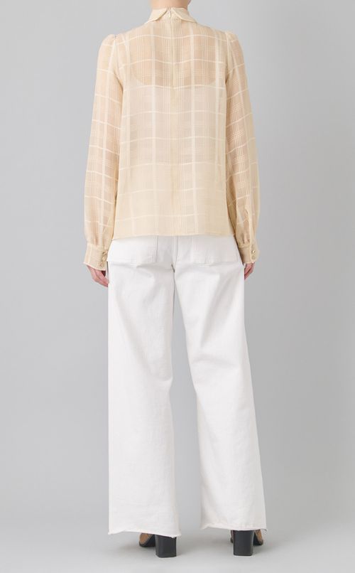 ビッグボウタイブラウス