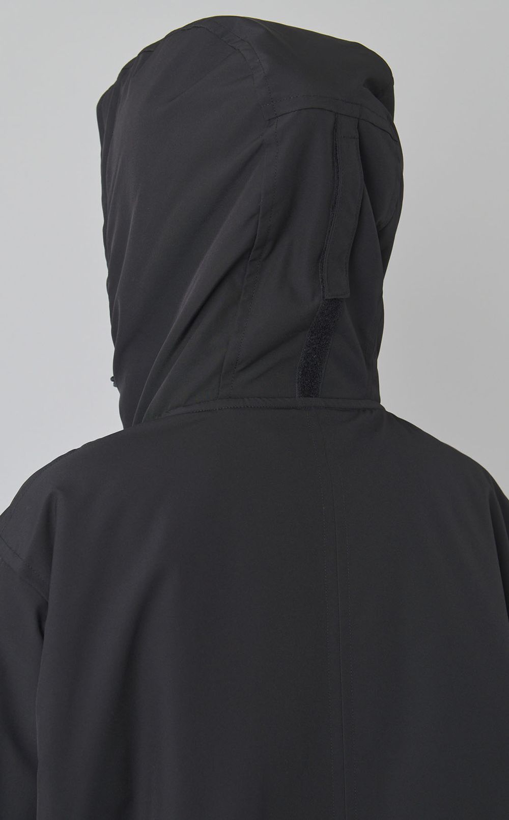 ストレッチフーディーモッズコート