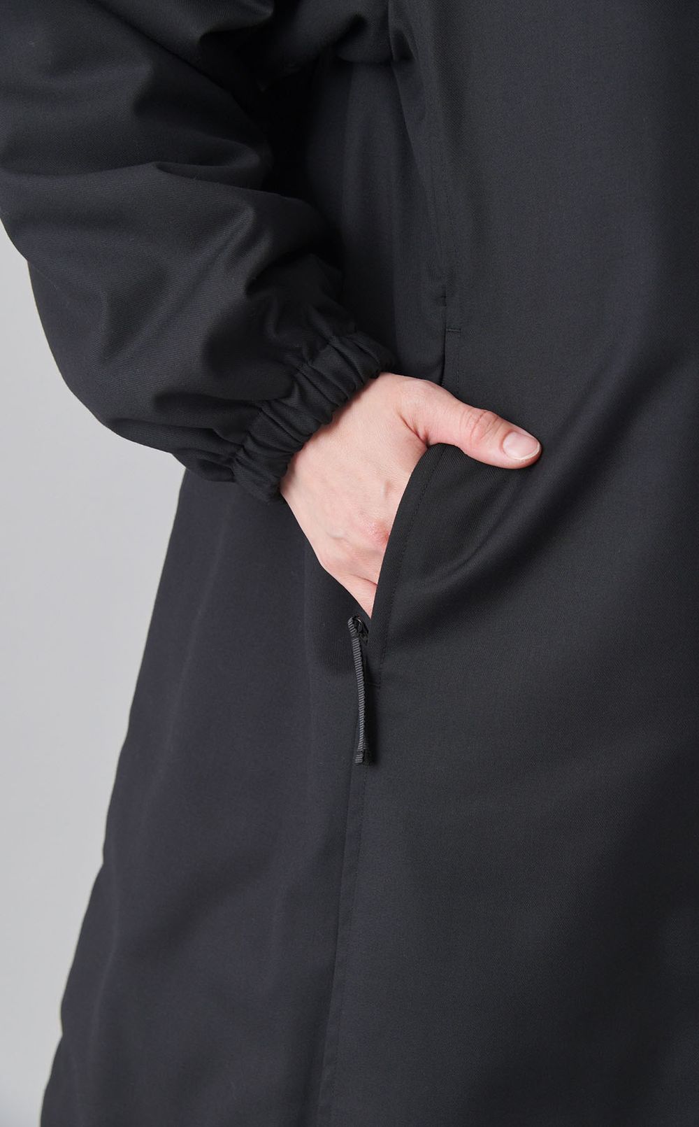 ノーカラーリバーシブルコート