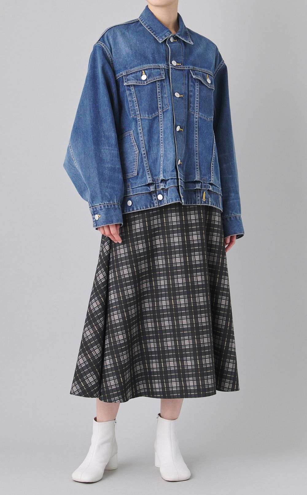 ダブルエンドデニム2wayブルゾン