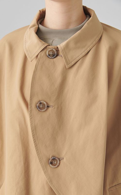 ボールコットンナイロンライトコート