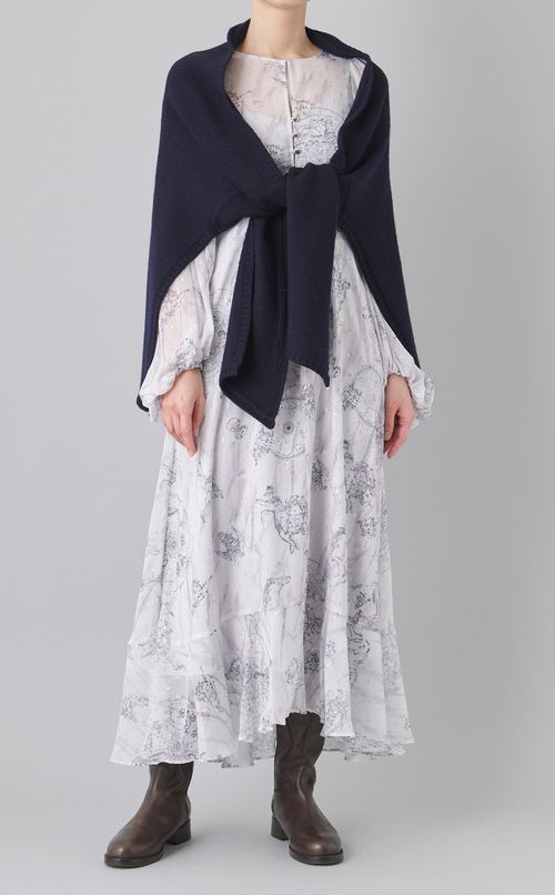 2wayレイヤードラップニット