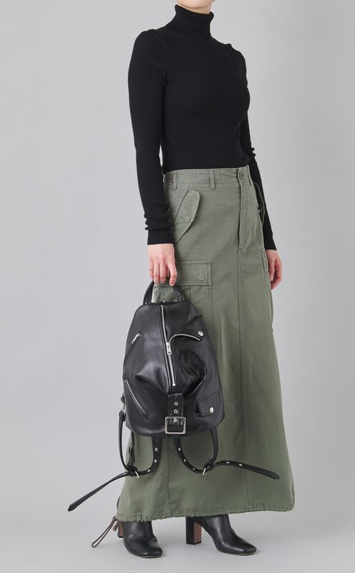 ライダースデザインレザーバックパック