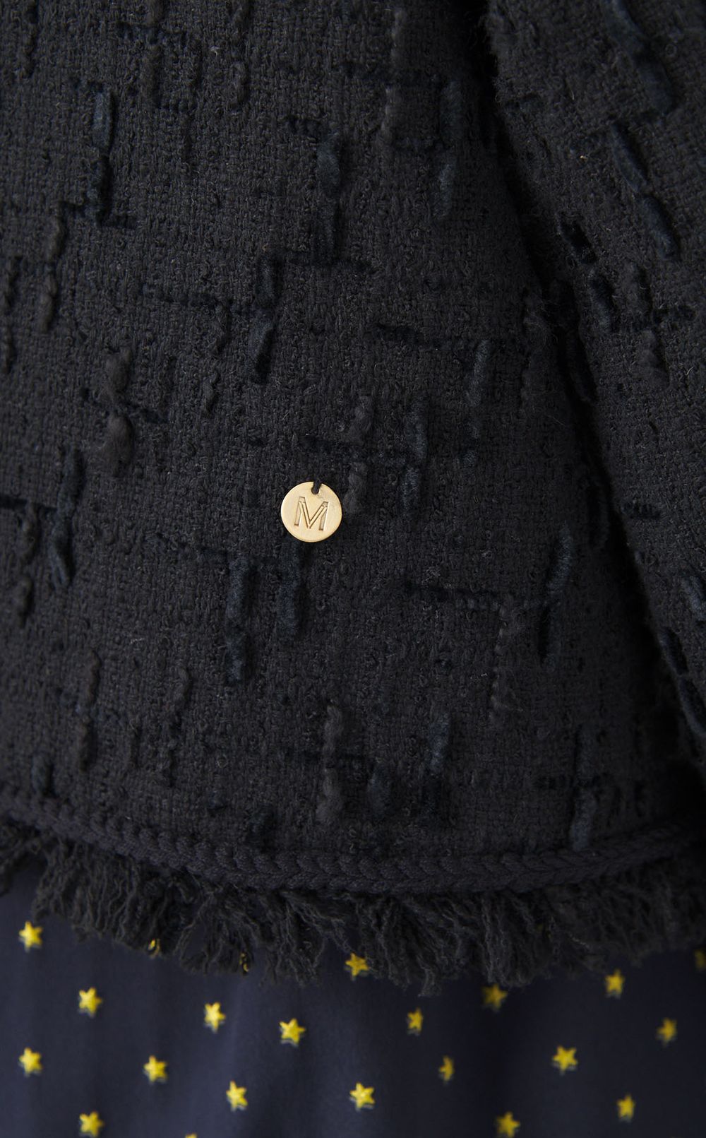 ラウンドヘムツイードジャケット