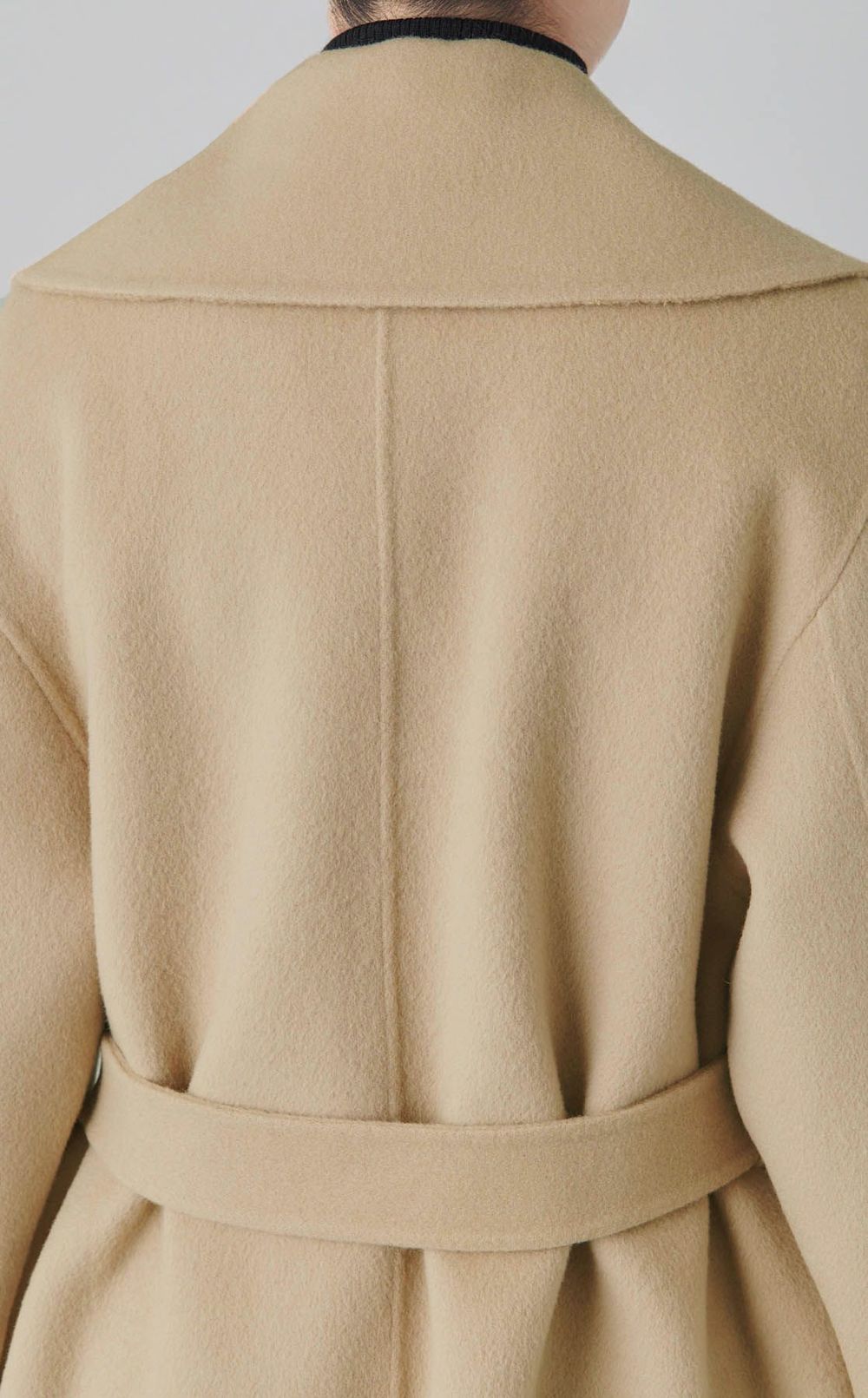 ウールリバーミドルAラインコート