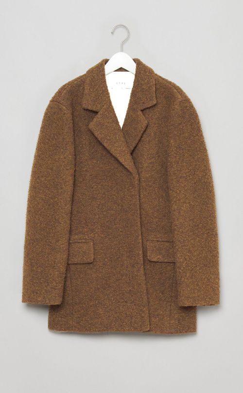 アジャストボタンジャケットコート