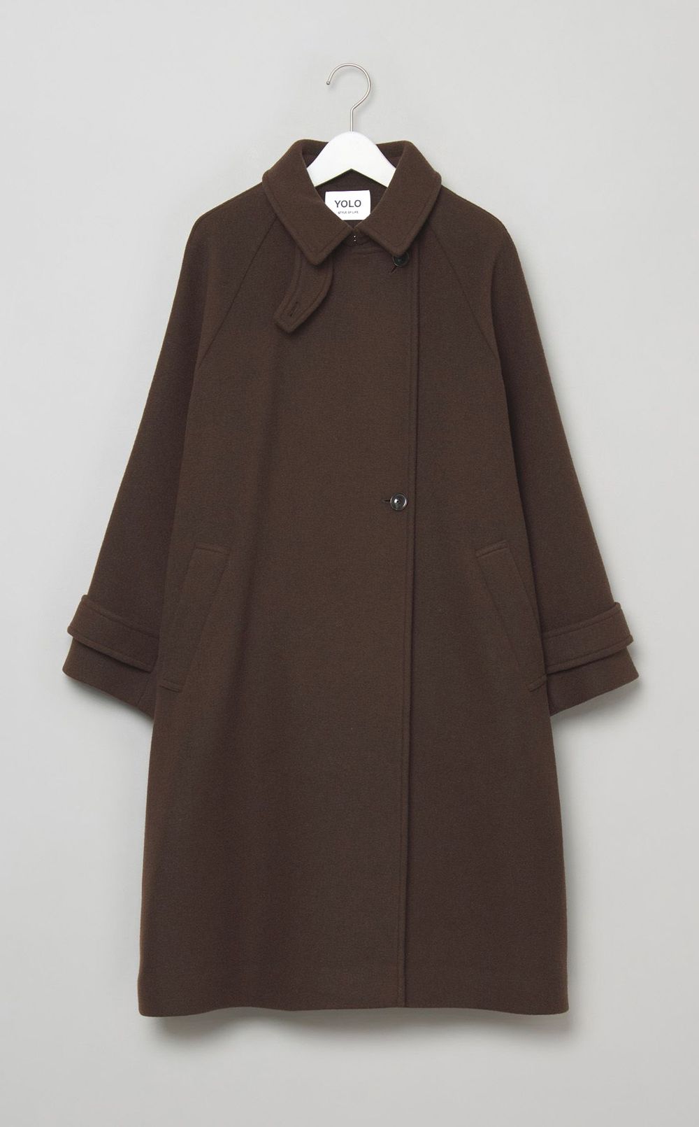 【別注】スタンドネックロングコート