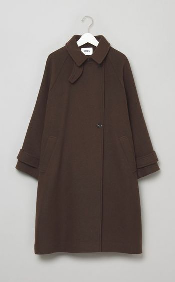 【別注】スタンドネックロングコート