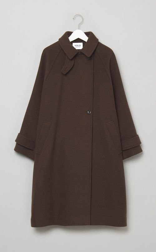 【別注】スタンドネックロングコート