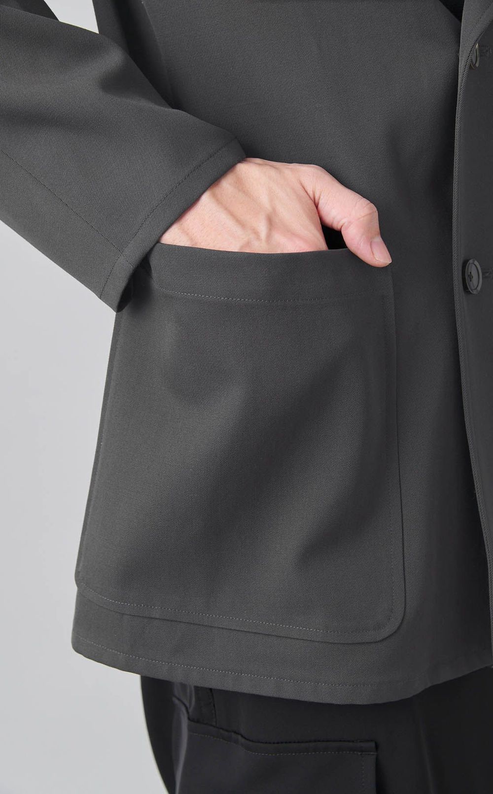 ルーズフィットダブルボタンジャケット