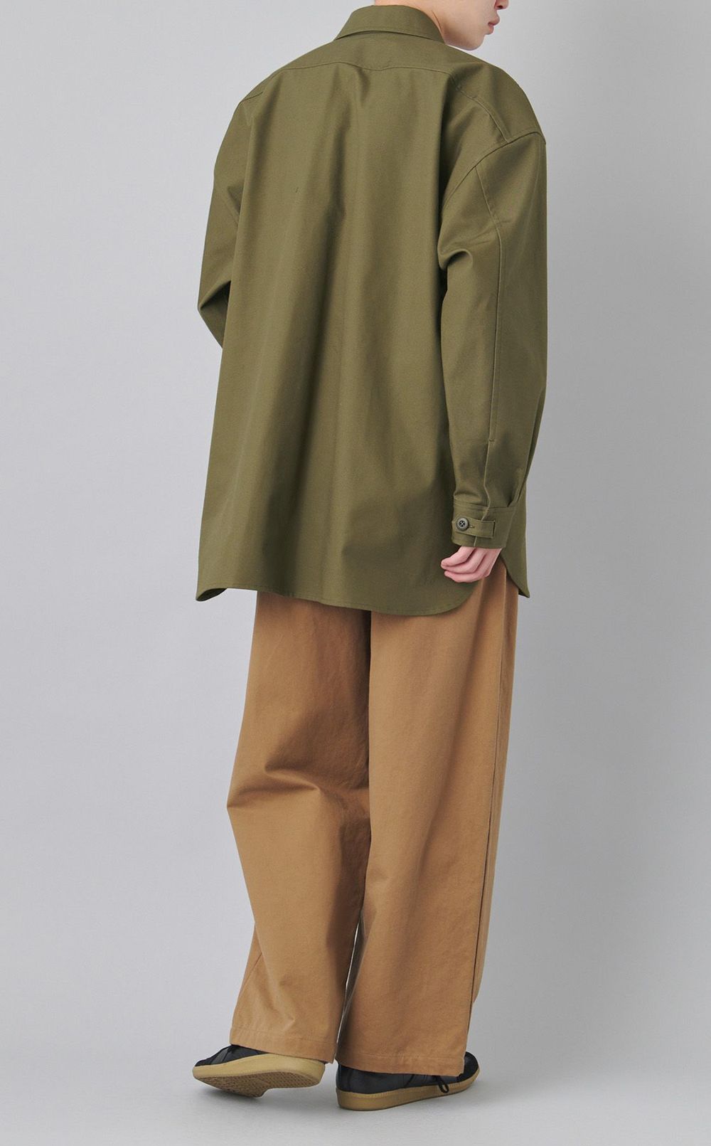 コットンダックミリタリーシャツ