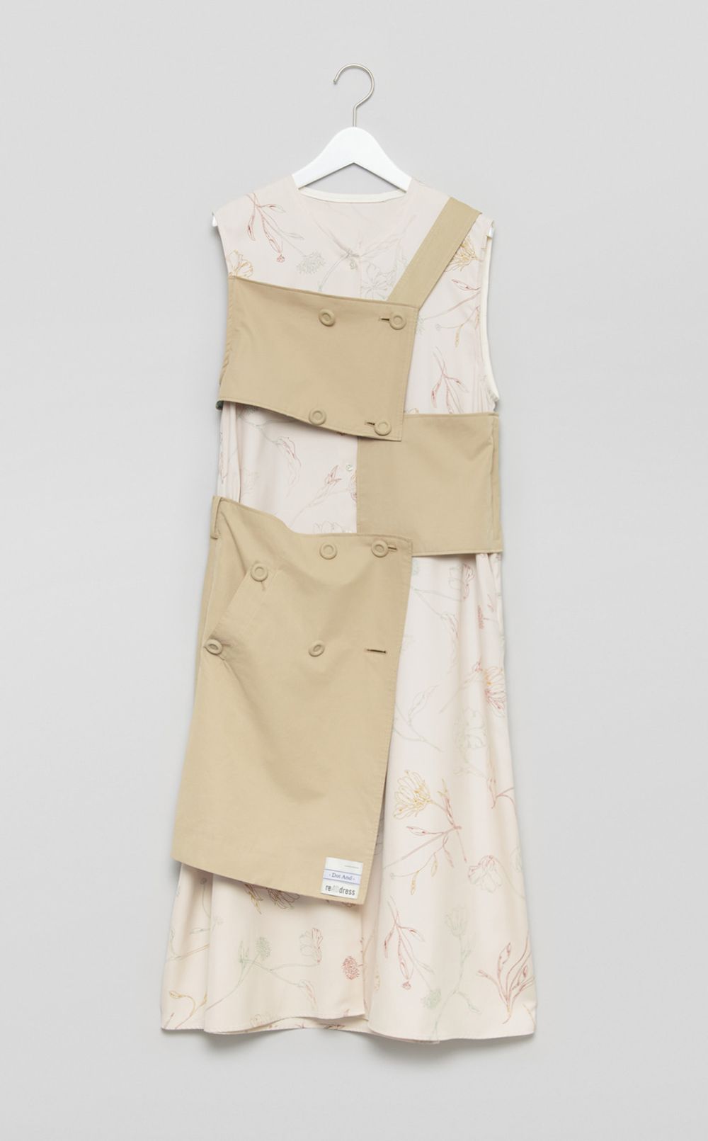 【roop】トレンチブロックワンピース