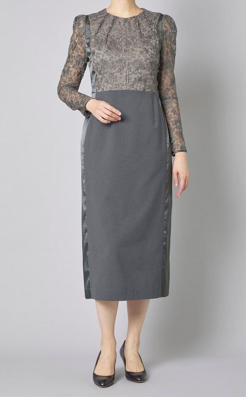 メタルラメレースドレス