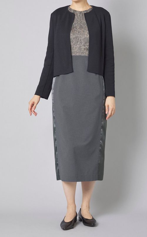 メタルラメレースドレス