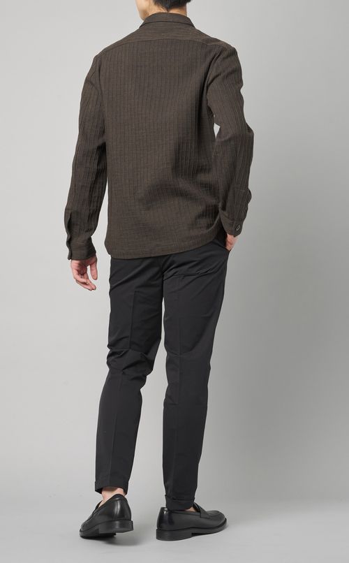 リネン混カバーオール