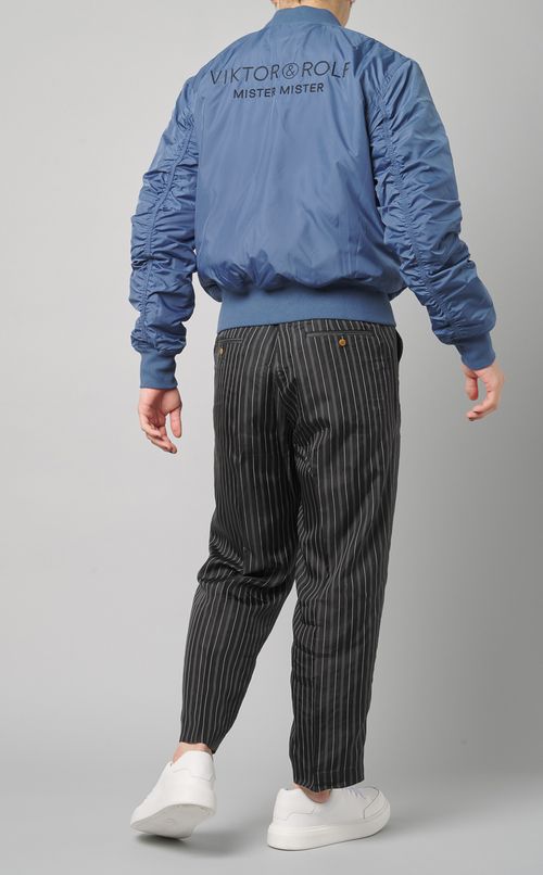 ラバーパッチブルゾン