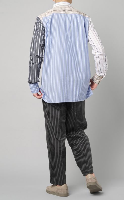 マルチストライプシャツ