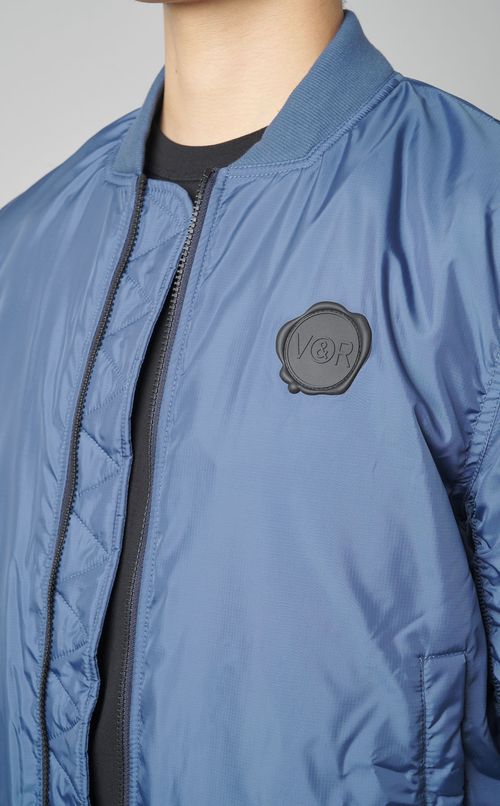 ラバーパッチブルゾン